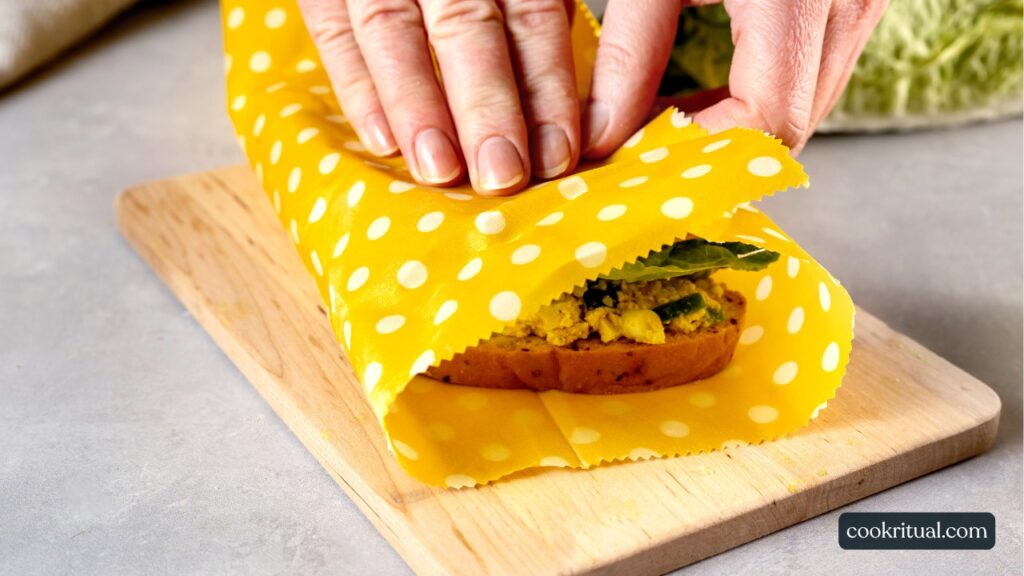 Reusable alternatives beeswax wraps, cloth towels, silicone bags