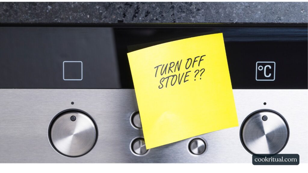 Turn off ovens and stoves a few minutes early to use residual heat