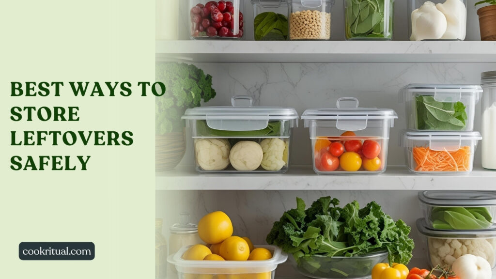 Best ways to store leftovers safely