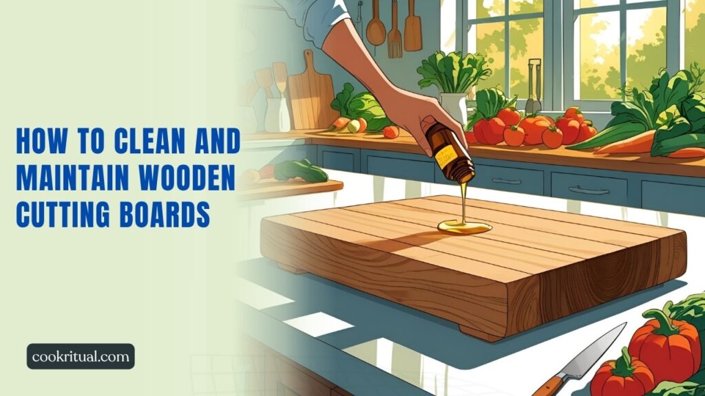 How to clean and maintain wooden cutting boards