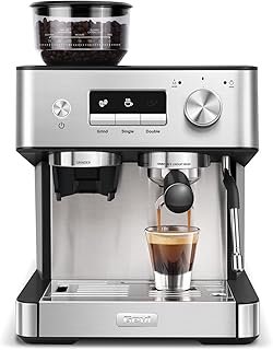 Top 5 Best Espresso Machine for 2 People With Grinder (2026) (2026 Upgrade) Gevi 20 Bar Espresso