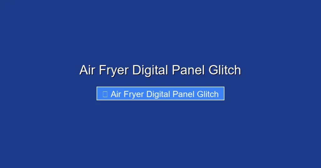 Air Fryer Digital Panel Glitch