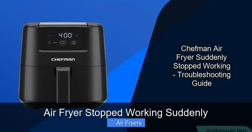 Air Fryer Stopped Working Suddenly