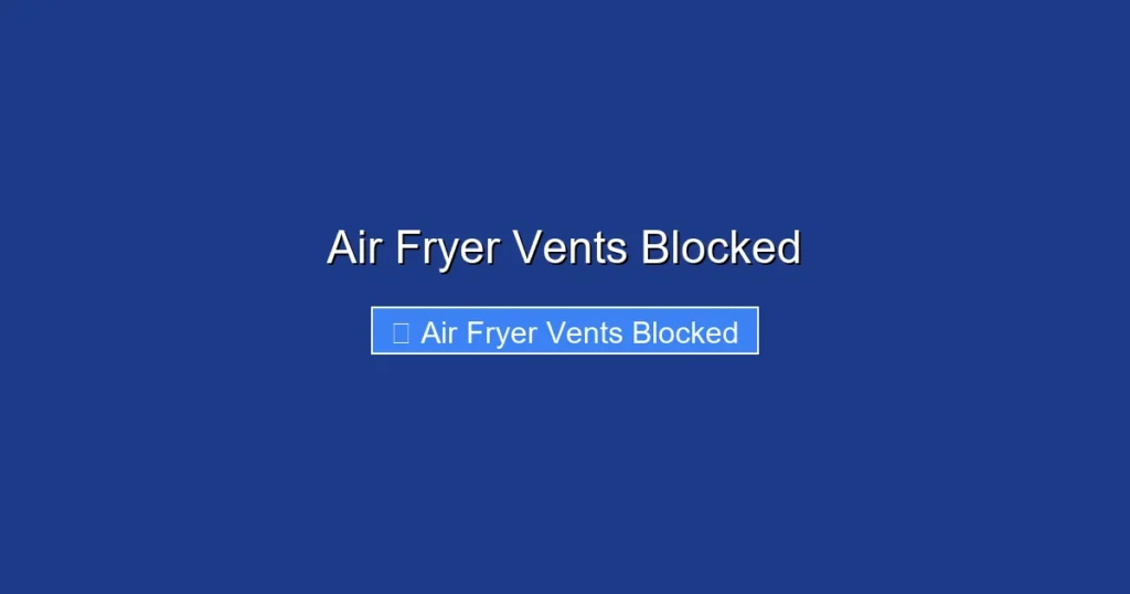 Air Fryer Vents Blocked