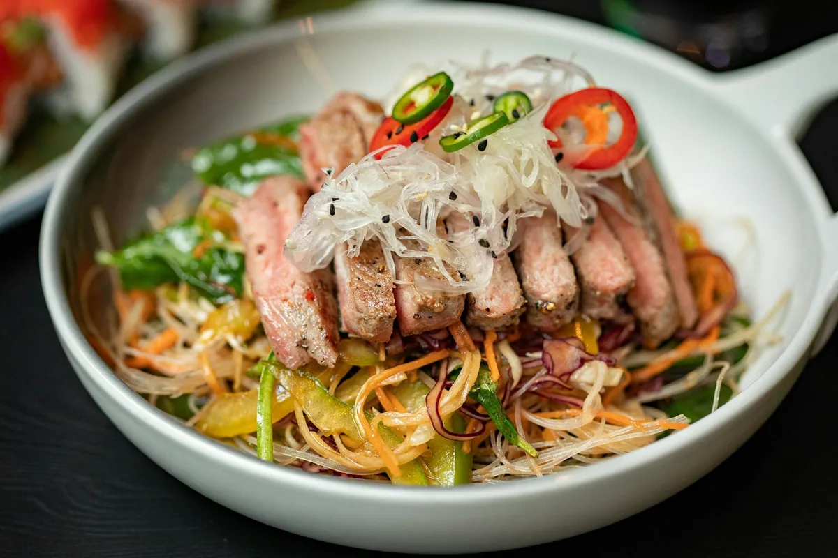 Asian noodle salad dressing
