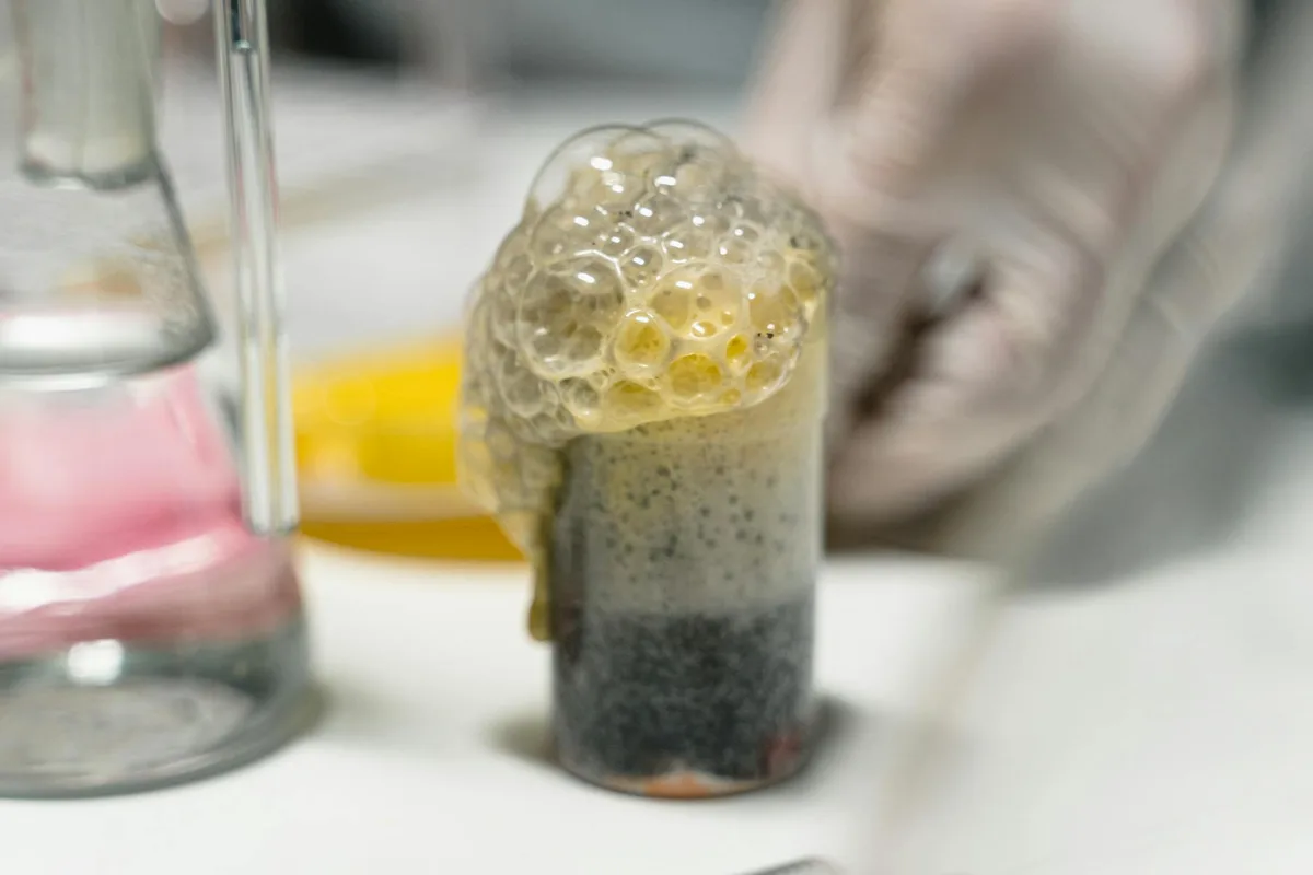 baking soda and vinegar reaction