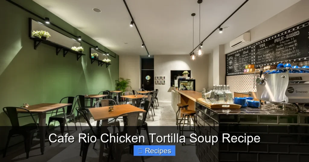 Cafe Rio Chicken Tortilla Soup Recipe