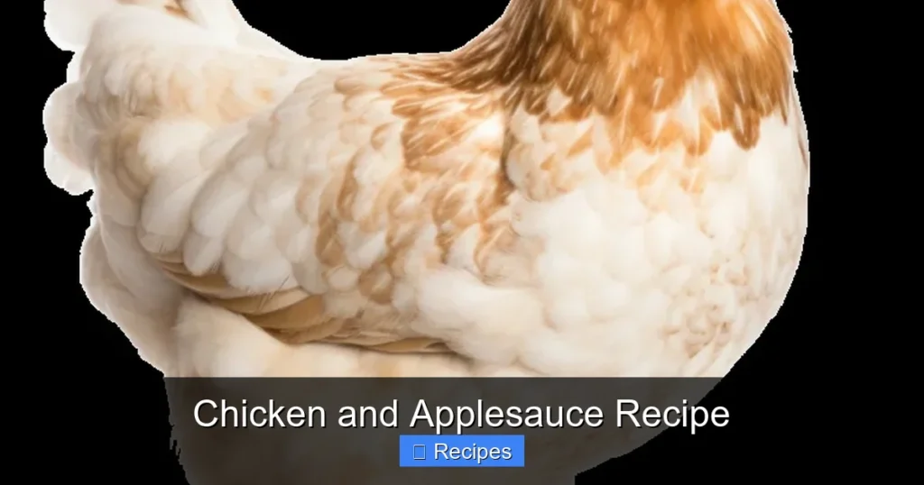 Chicken and Applesauce Recipe Chicken and Applesauce Recipe