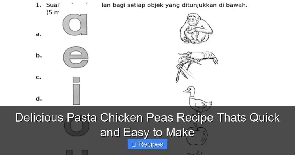 Delicious Pasta Chicken Peas Recipe Thats Quick and Easy to Make Delicious Pasta Chicken Peas Recipe Thats Quick and Easy to Make