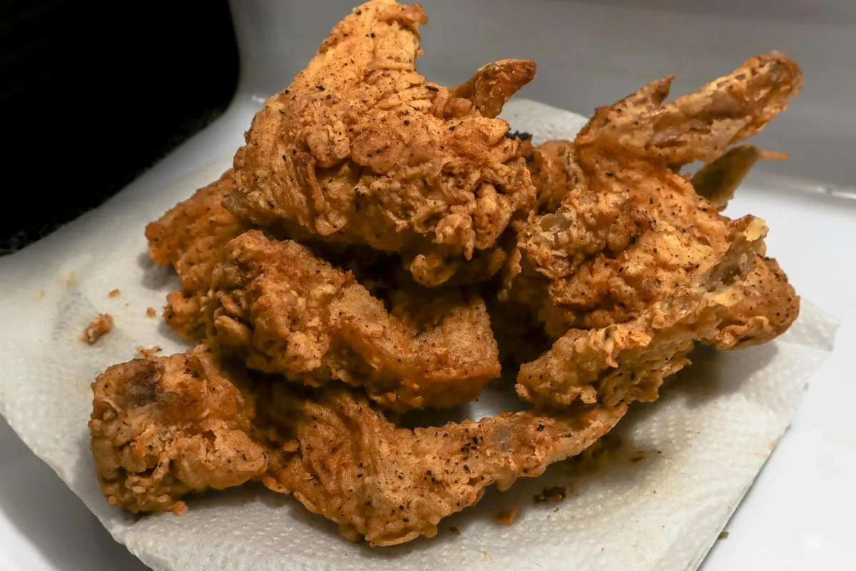 golden brown fried chicken
