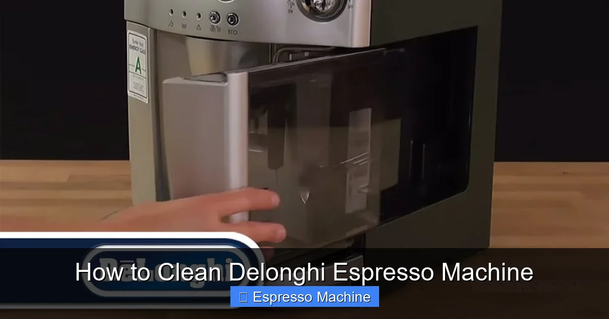 How to Clean Delonghi Espresso Machine