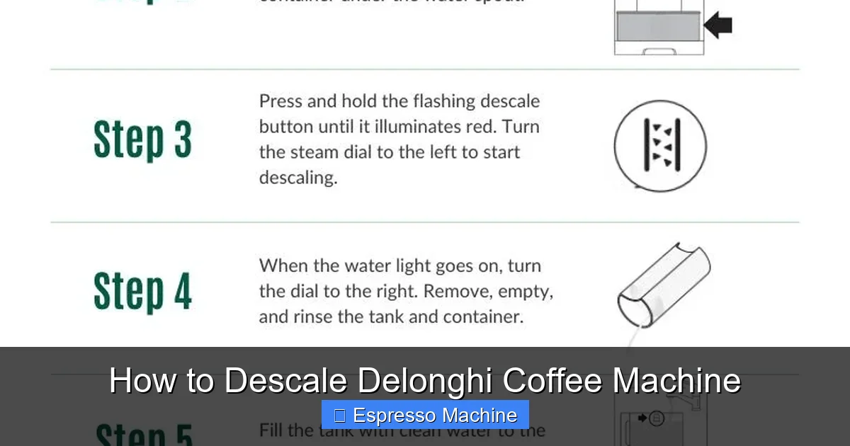 How to Descale Delonghi Coffee Machine