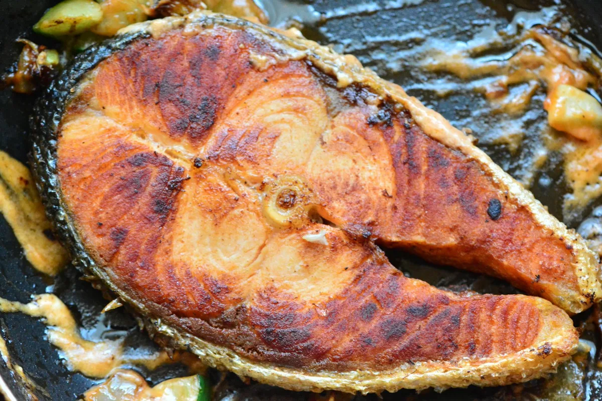 pan-seared chicken golden brown