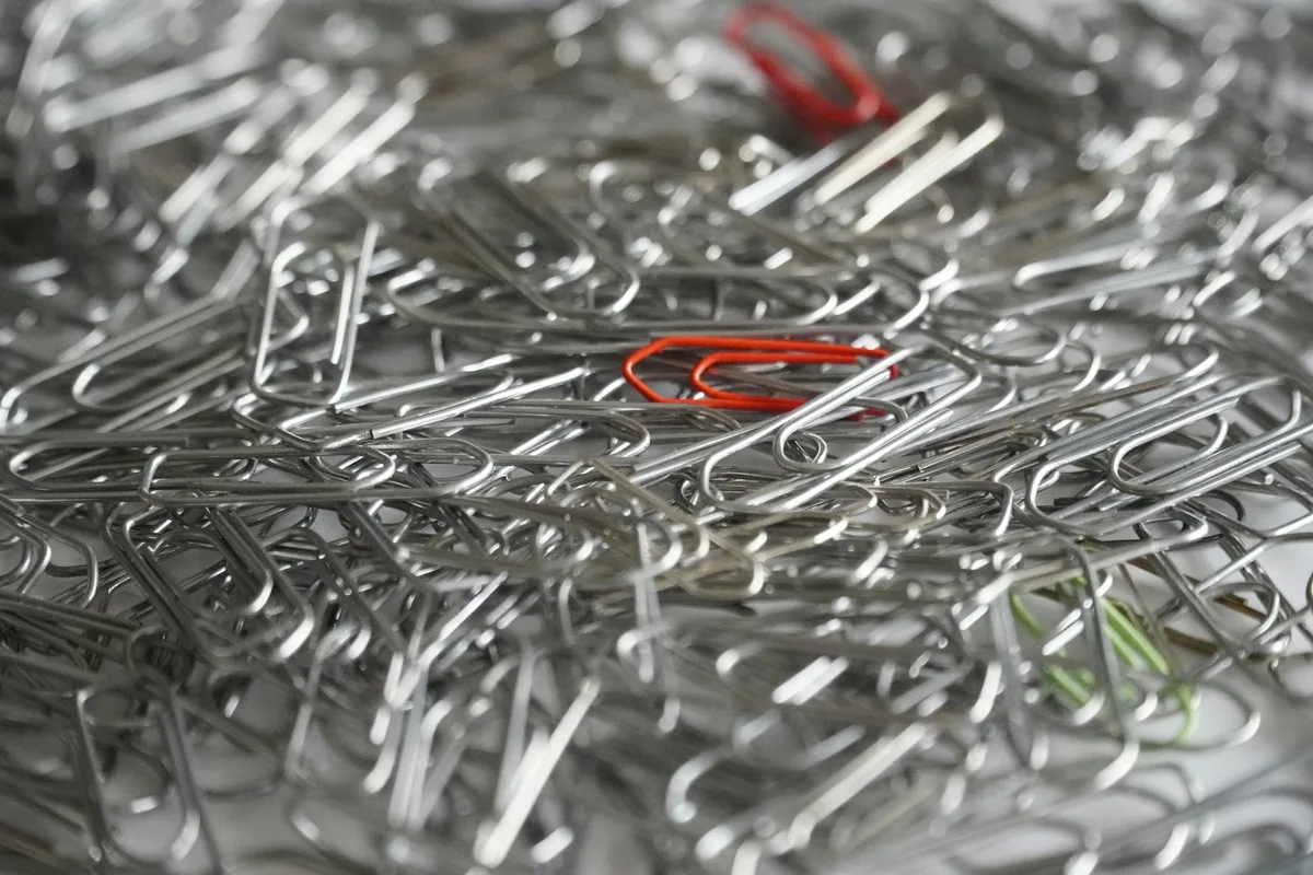 Paperclip cleaning Keurig needle
