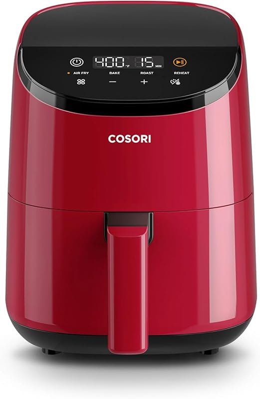 Cosori 2.1 Qt Mini Air Fryer, 4-in-1 Bake, Roast, Reheat, 97% Less Oil