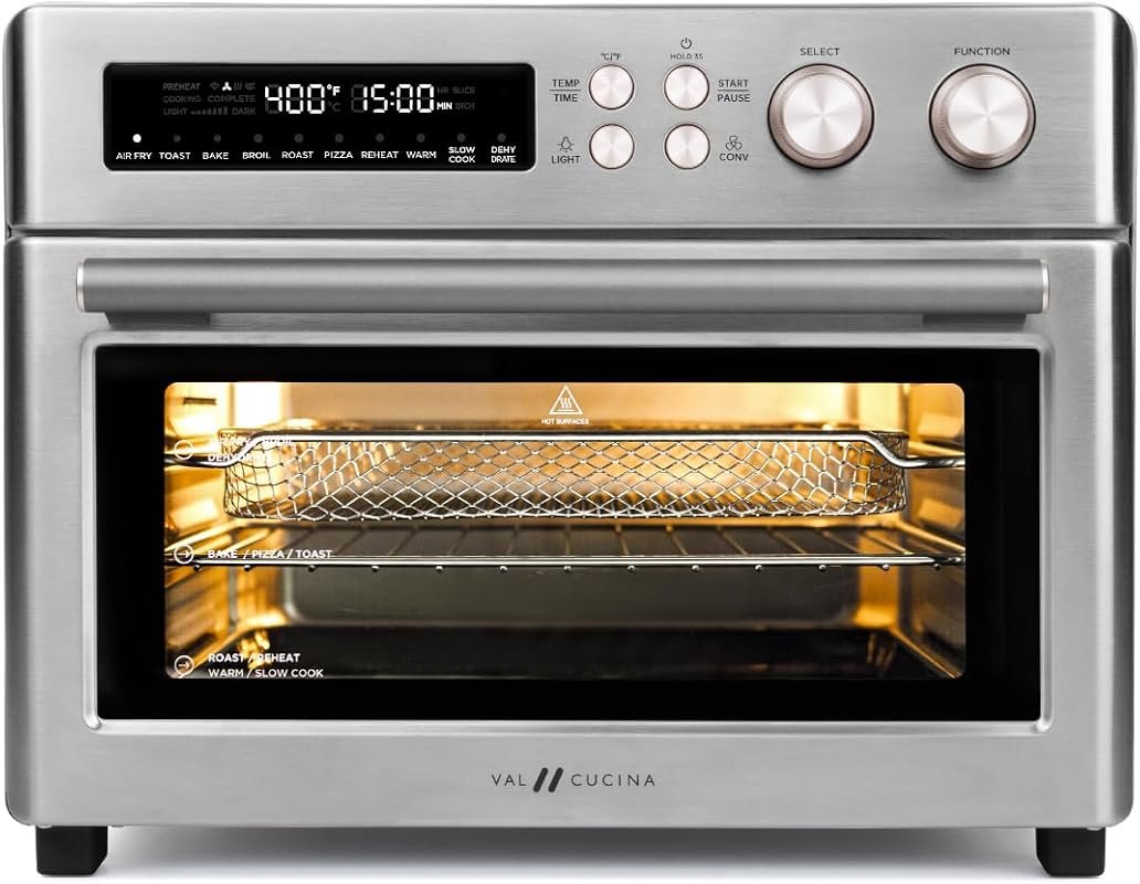 VAL CUCINA Infrared Heating 10-in-1 Extra Large Countertop Toaster Ove