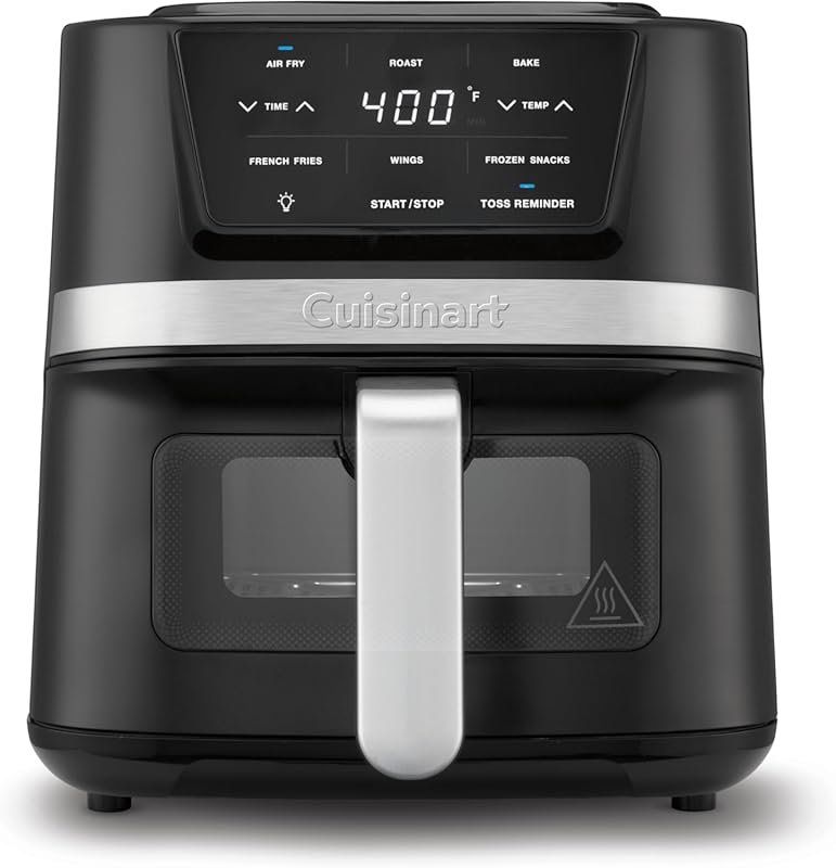 Cuisinart 2.6-Quart Compact Air Fryer with 3 Functions, 3 Presets, Dis