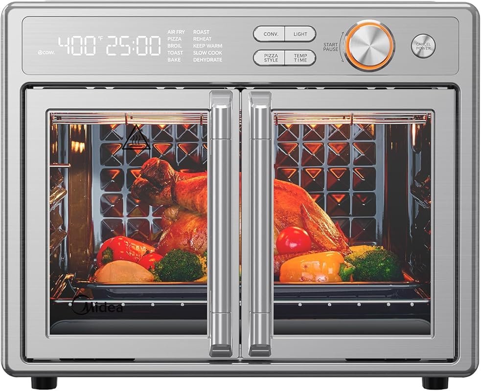 Midea Flexify Pro French Door Air Fryer Toaster Oven – 26.4 QT, Precis