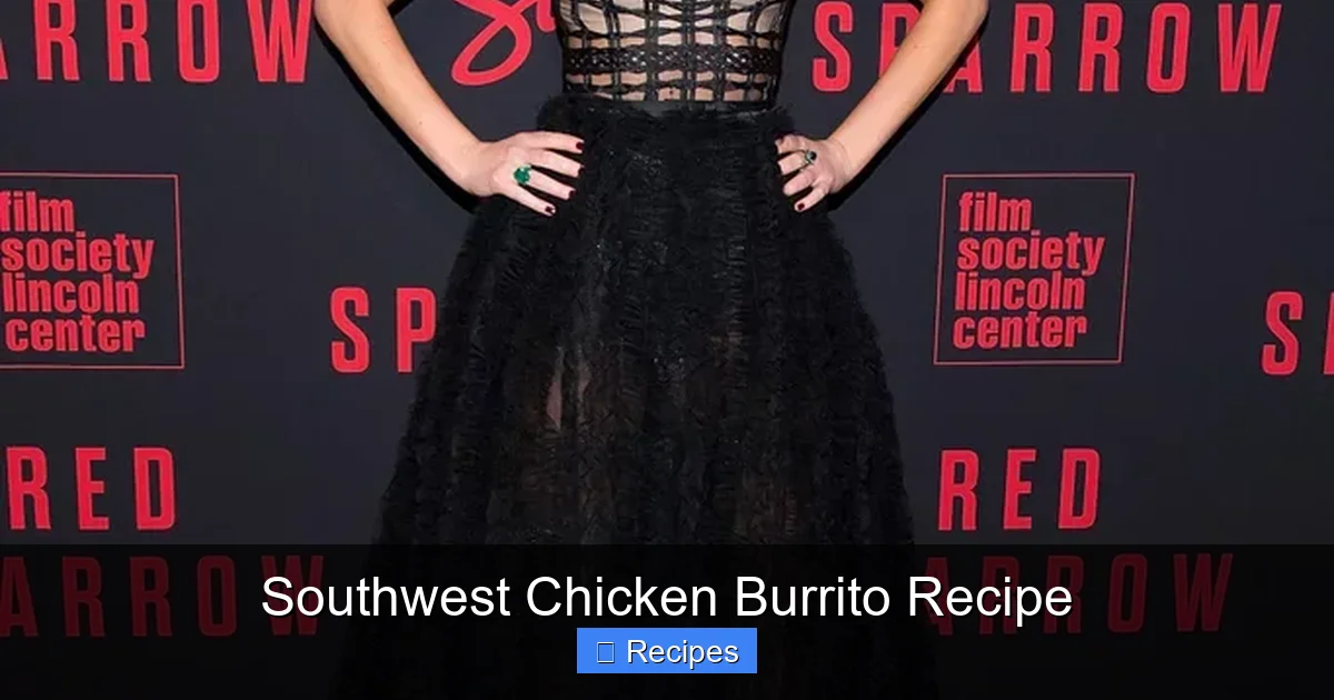 Southwest Chicken Burrito Recipe