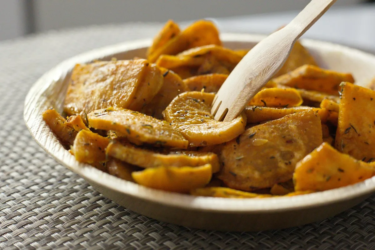 sweet potato fork holes