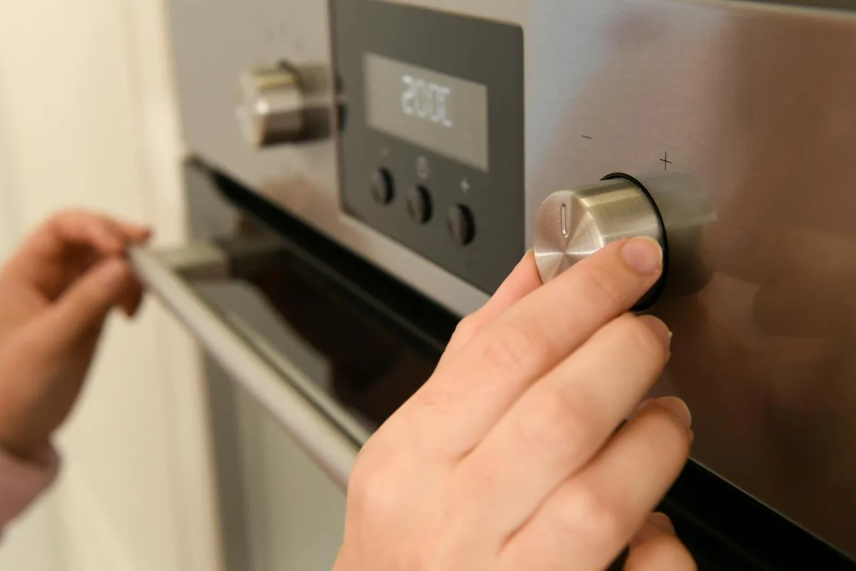 Check oven temperature dial